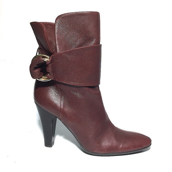 Giuseppe Zanotti Shoes - Giuseppe Zanotti Sz40 Leather Buckle Ankle Boots